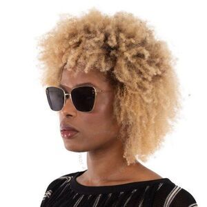 Dior Women Sunglasses Matte Rose Gold Gradient Blue Butterfly MISSDIOR B2U E0B2